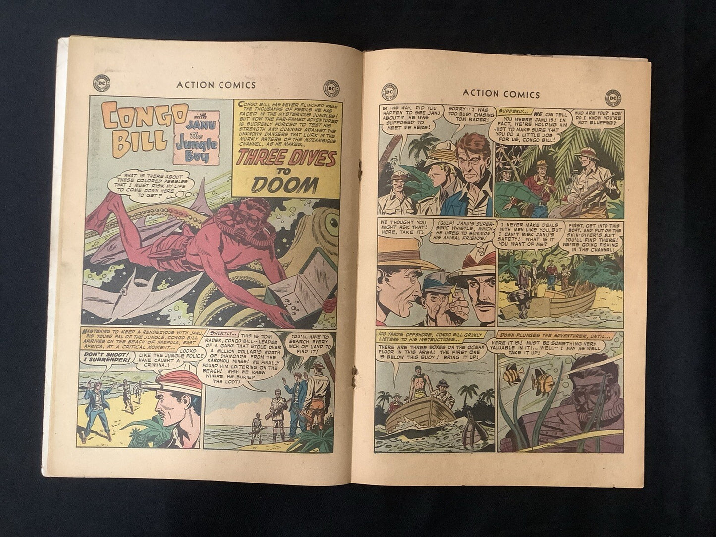 Action Comics #232 (1957) VG (4.0) 1st Curt Swan, Cover Detached From Staples