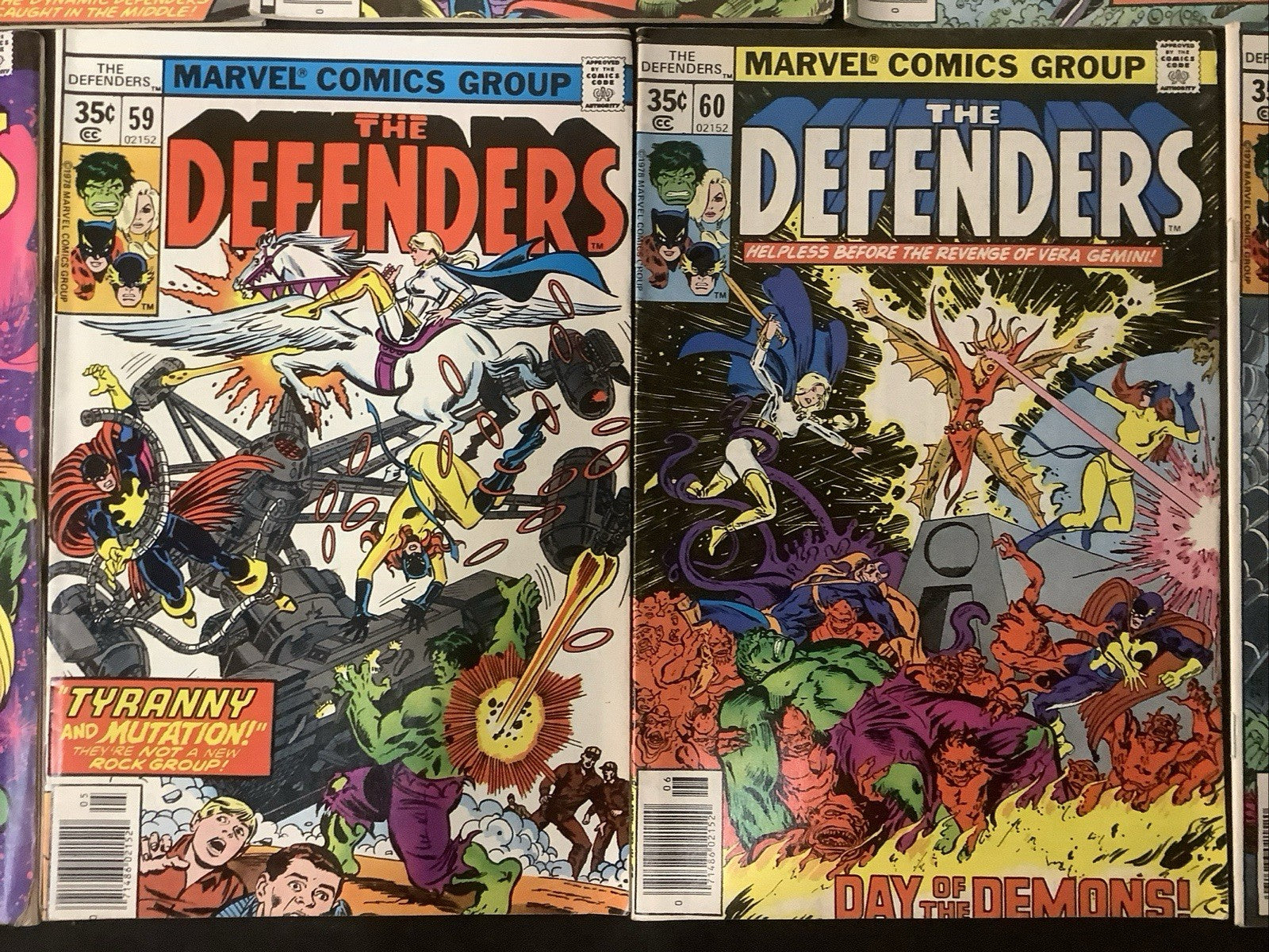 The Defenders #50-62 Comic Lot, Marvel Reader Copies, David Anthony Kraft