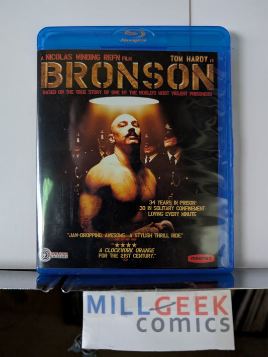 Bronson, Tom Hardy (Blu-Ray 2008) Like New -JD