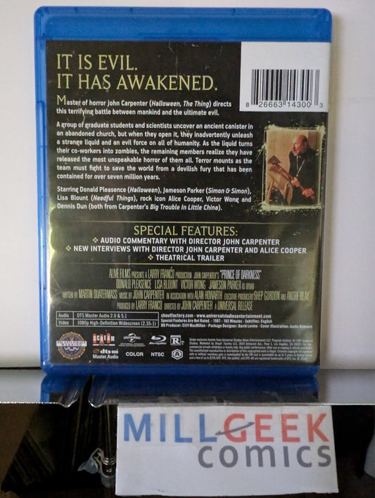 Prince of Darkness, John Carpenter, Collector's Edition (Blu-Ray) Like New -JD