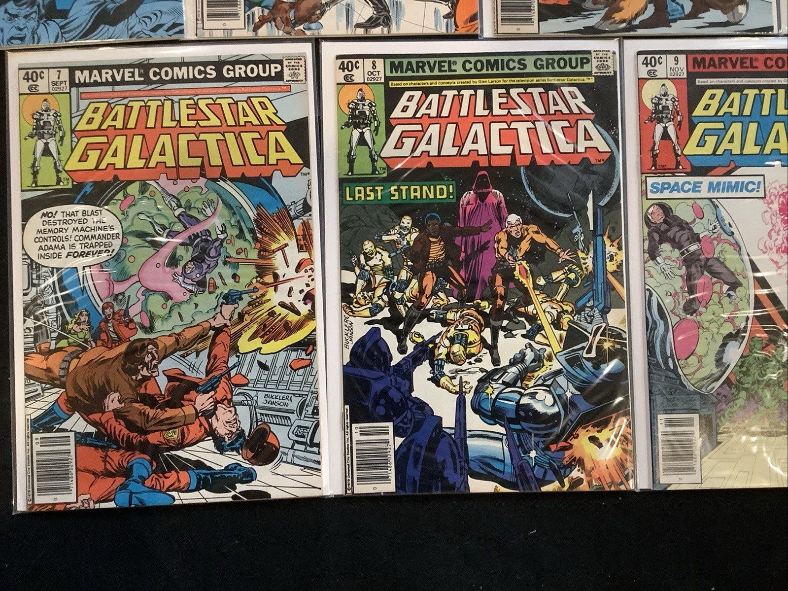 Battlestar Galactica #1-11 Comic Lot, Marvel, 1st Walt Simonson Written Comic