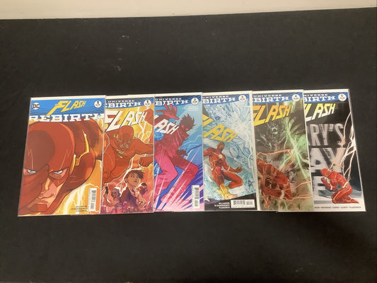 Flash #1-5 + Rebirth oneshot (2016 DC Comics) 1st Appearance Godspeed + Avery Ho