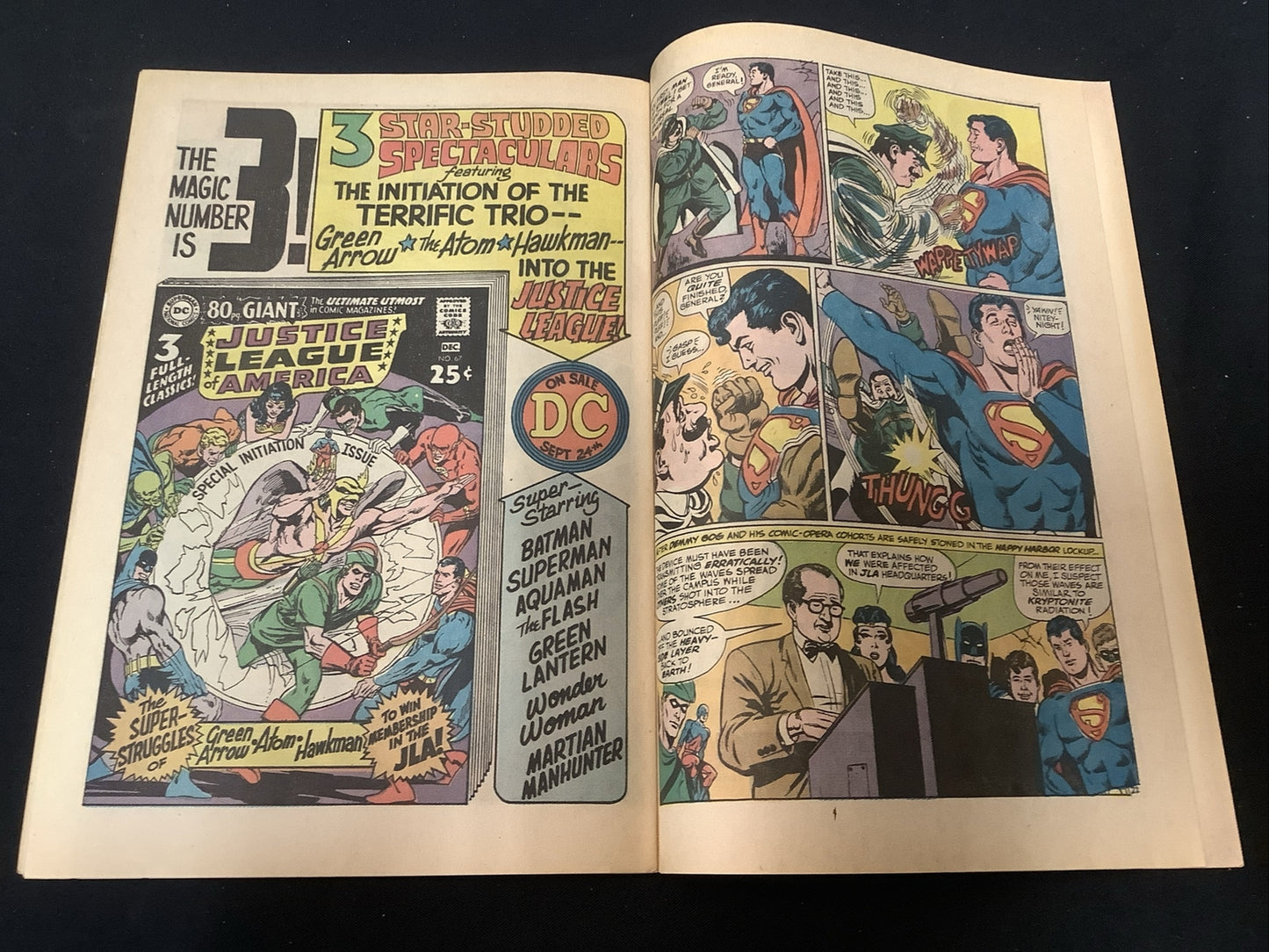 Justice League Of America #66 (1968) VF (8.0) Cream Off-White Pages, Neal Adams