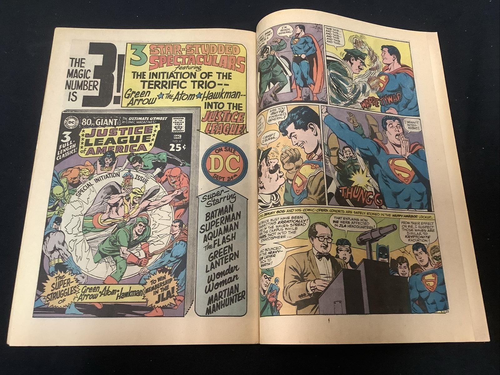 Justice League Of America #66 (1968) VF (8.0) Cream Off-White Pages, Neal Adams