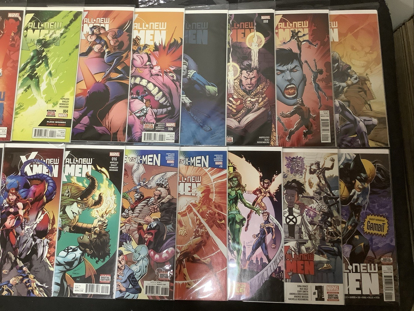 All New X-Men #1-19 + Annual #1 + MU. #1 Complete Set, Comes With #1 Bagley 1:25