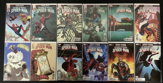 Peter Parker the Spectacular Spider-Man #302-313 Comic Lot, Spider-Geddon