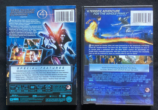 Fantastic 4 & Fantastic 4: Rise Of The Silver Surfer (DVDs) PS