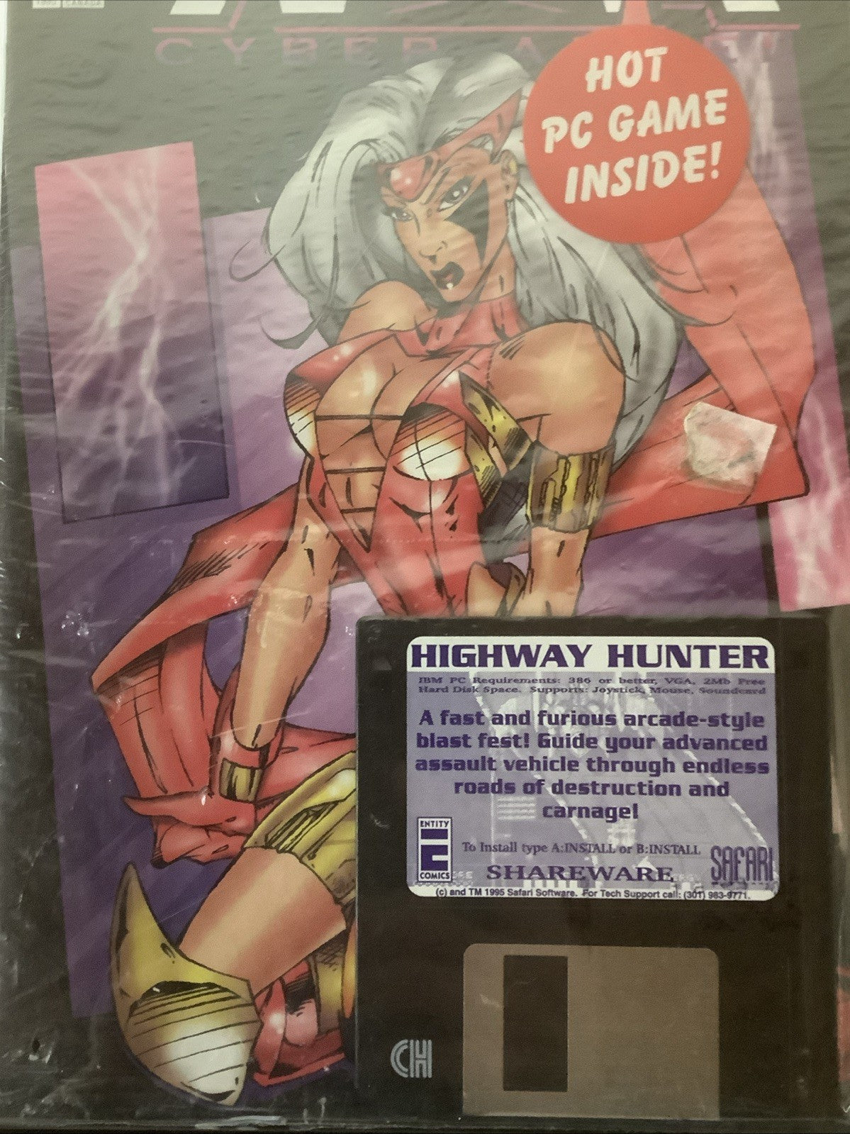 Nira X Cyberangel Comic Bundle: See Description, Comes W/ Highway Hunter Game
