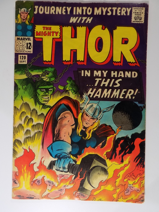 Journey into Mystery #120 Marvel Comic September 1965 Fine-