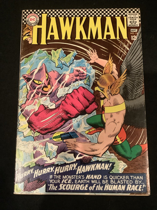 Hawkman #15 (DC Comics August-September 1966) F/VF (7.0) Gardner Fox