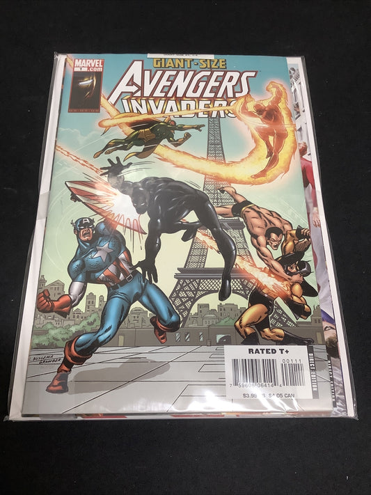 Avengers Invaders #1-12 + Giant-Size #1 + Sketchbook Comic Lot, Marvel, 2008