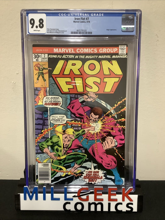 Iron Fist #7 (Marvel Comics September 1976) CGC Graded 9.8 (NM/M) White Pages