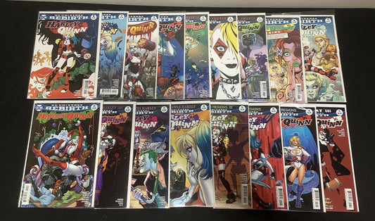 Harley Quinn Rebirth #1-17 Comic Lot, DC Comics 2016, Amanda Conner, Red Tool