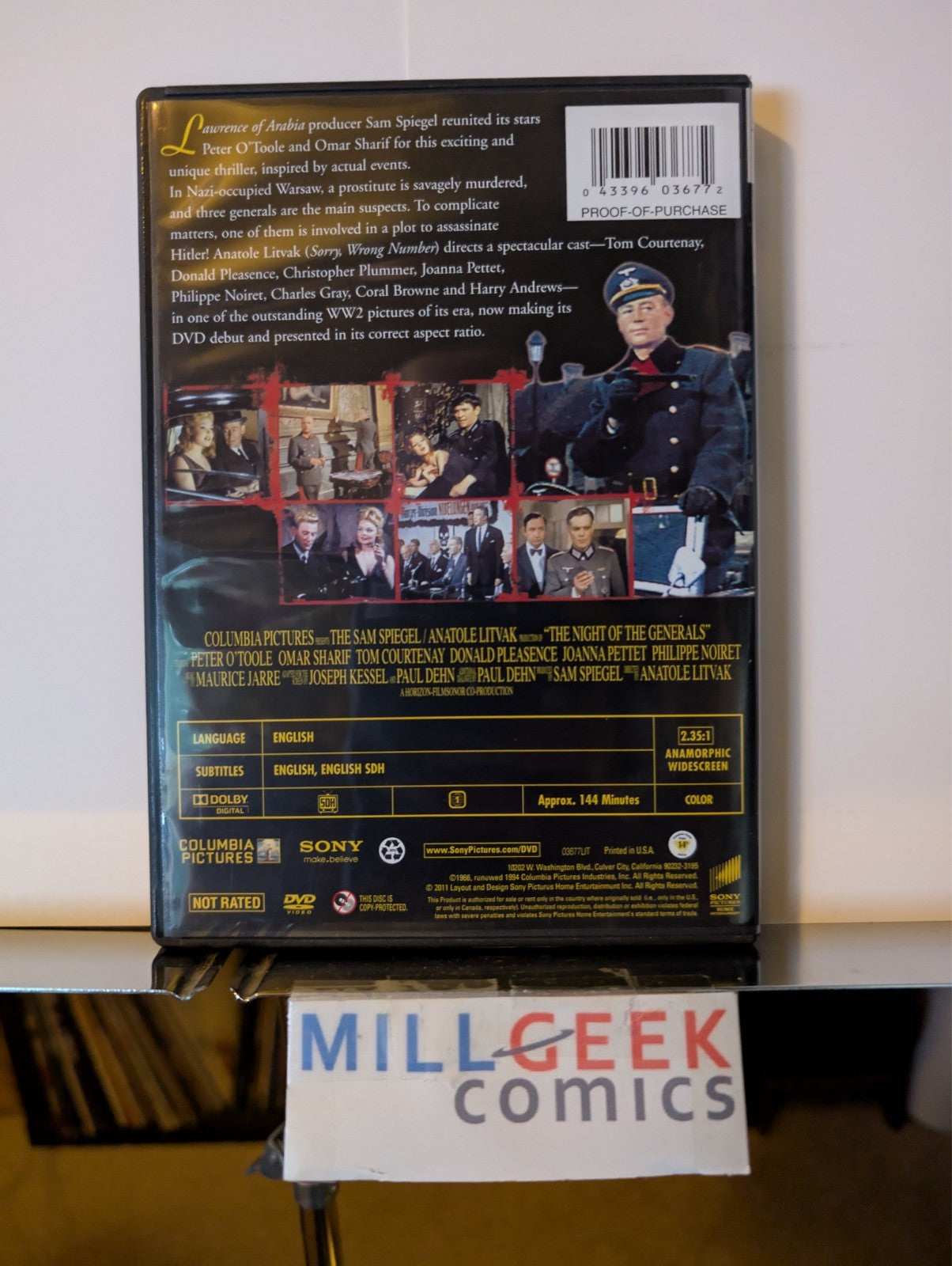 The Night of the Generals / Decision Before Dawn, 2 Movie Set (DVD) Like New-JD