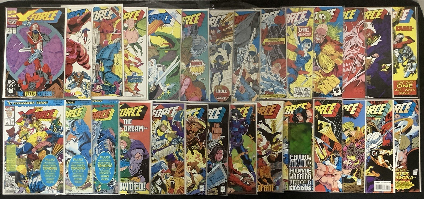 X-Force Comic Lot: See Description And Photos For Details, 84 Comics Total