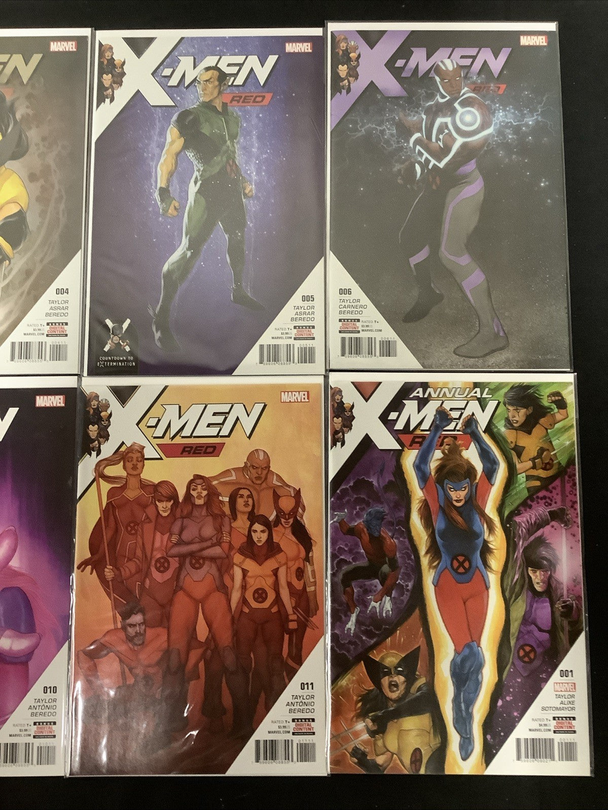 X-Men Red #1-11 + Annual #1 Complete Comic Series, Marvel, Skottie Young #1 Cvr