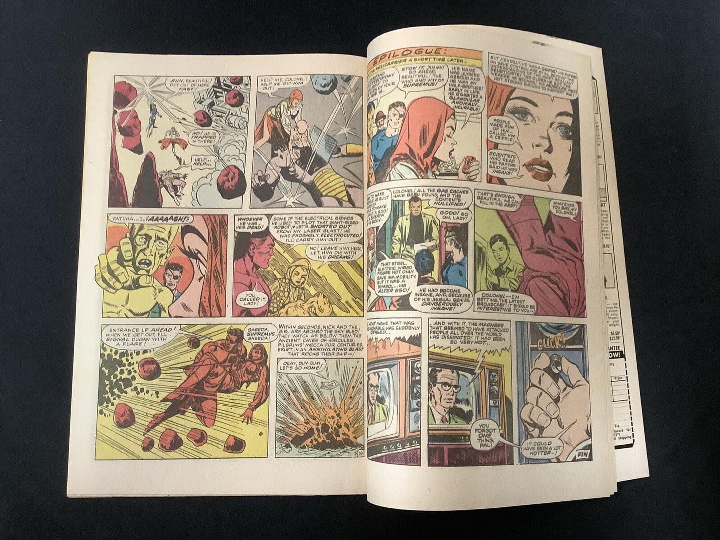 Nick Fury Agent of Shield #8 (Marvel Comics January 1969) VF- (7.5) Stan Lee