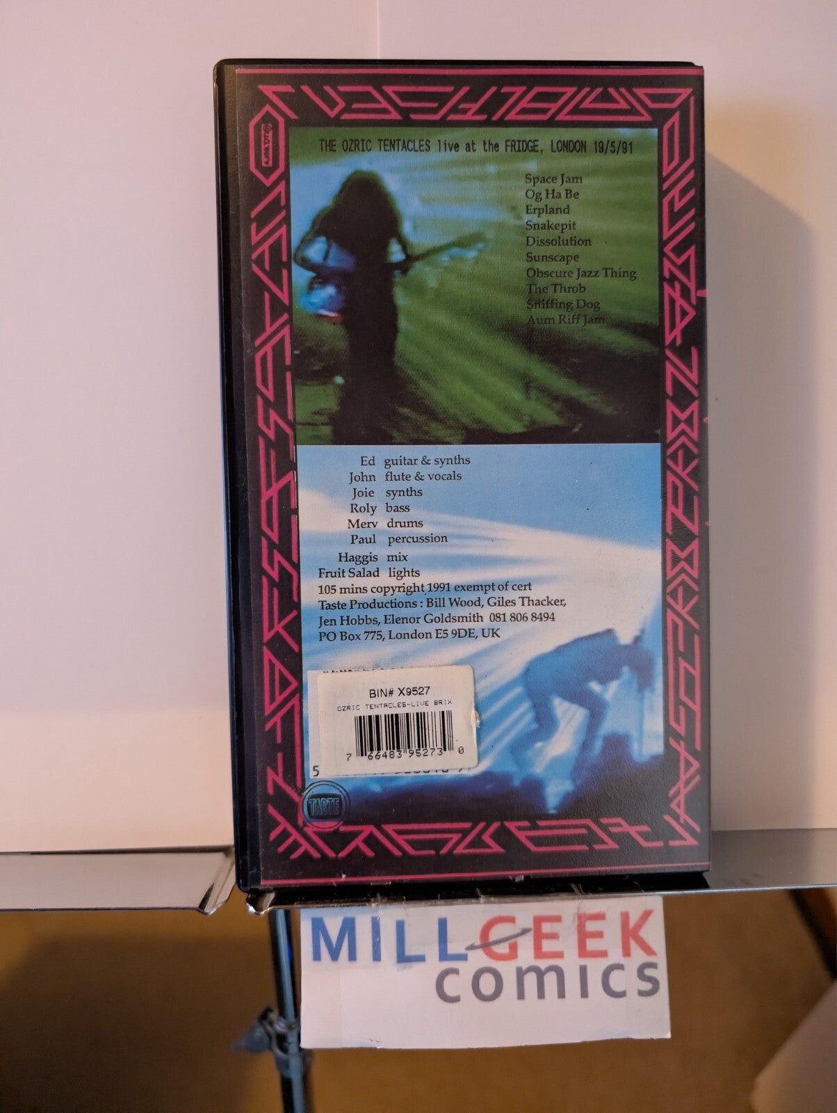 Ozric Tentacles: Fridge, Brixton 19/5/91 (VHS 1991) Very Good -JD