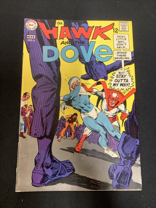 Hawk and the Dove #4 (DC Comics February-March 1969) VF (8.0) Cream Pages