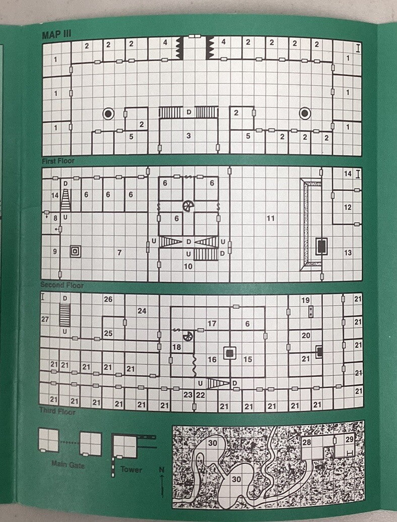 CM9 D&D Legacy of Blood Original 1987 Dungeons & Dragon TSR 9210