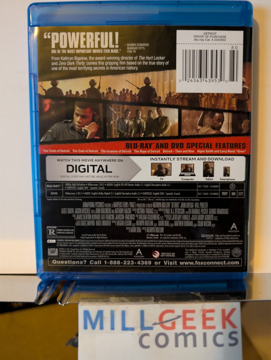 Detroit, John Boyega & Will Poulter (Blu-Ray) -JD