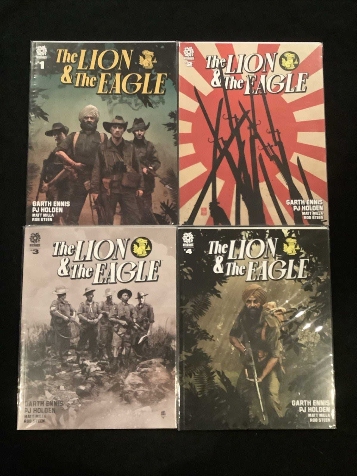 The Lion & the Eagle #1-4 Complete Comic Set, Aftershock, Garth Ennis, 2022