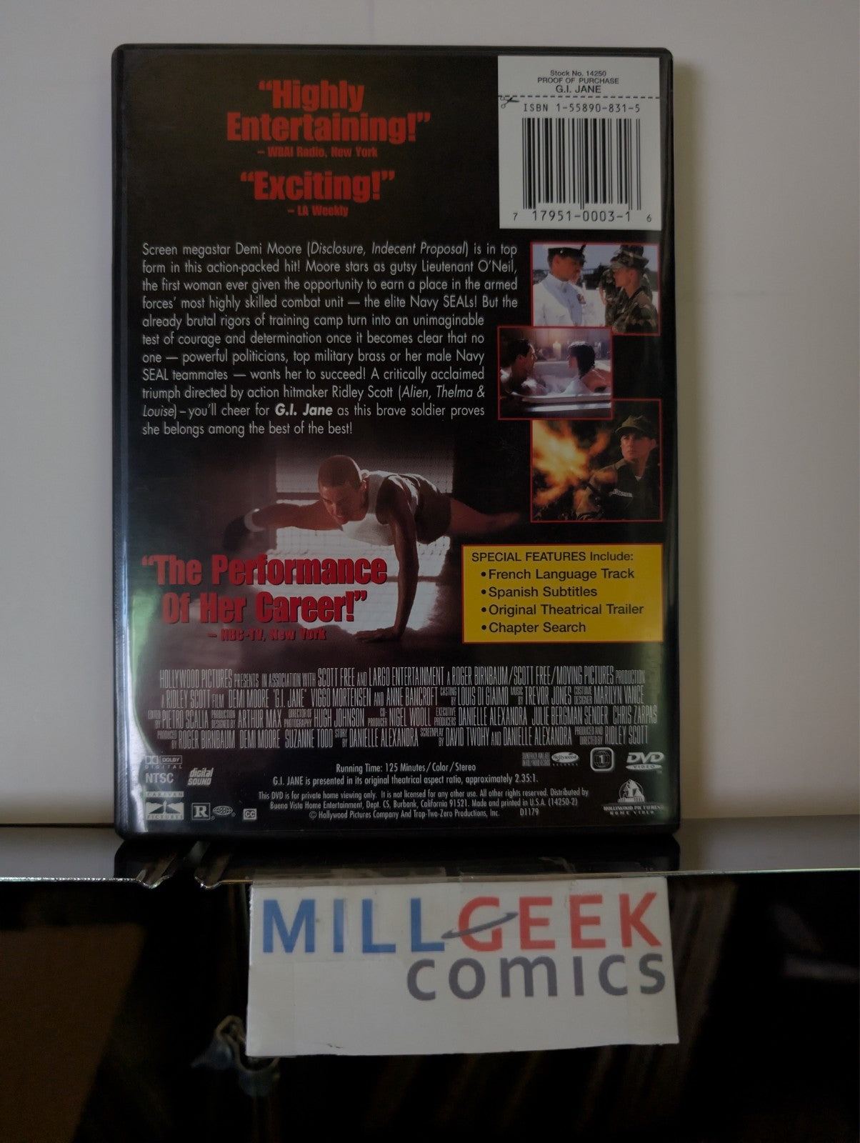 The Fugitive / G.I. Jane, 2 Movie Set (DVD) Like New -JD