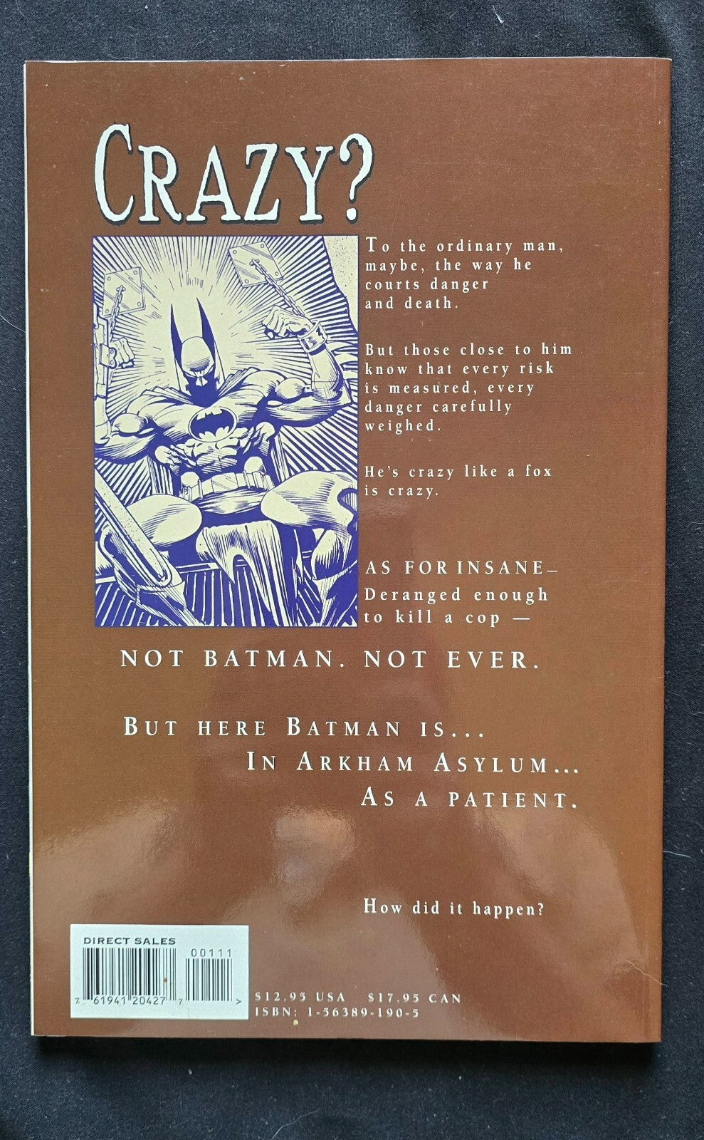 Batman: The Last Arkham by Alan Grant and Norm Breyfogle - 1st print TPB