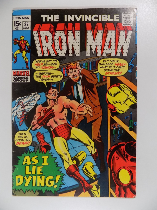 Iron Man #37 Marvel Comic May 1971 Fine/Very Fine