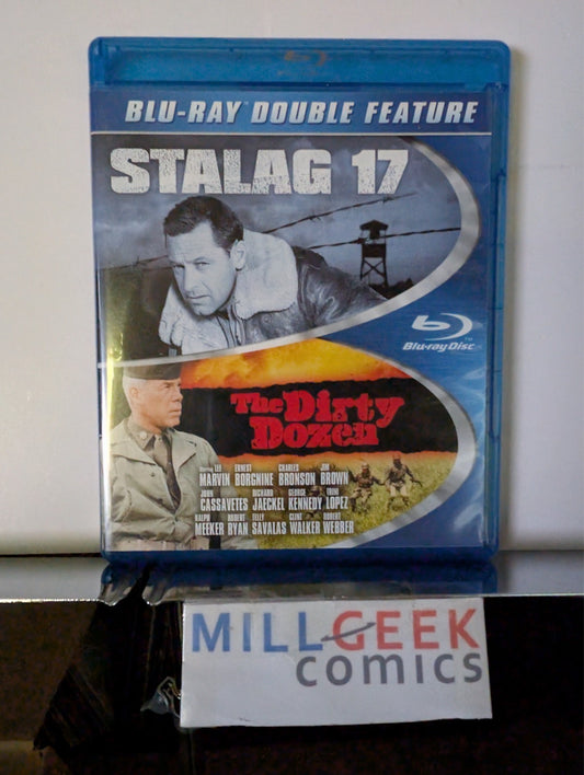 Stalag 17 / The Dirty Dozen, Double Feature (Blu-Ray) Like New -JD