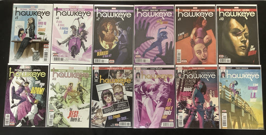 Hawkeye #5-16 Comic Lot, Marvel Comics, Kelly Thompson, 1st App Eleanor Bishop