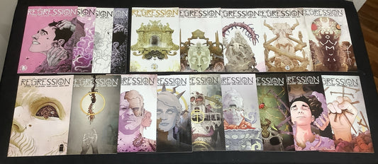 Regression #1-15 + Three #1 Variants Complete Comic Series, Image, Cullen Bunn