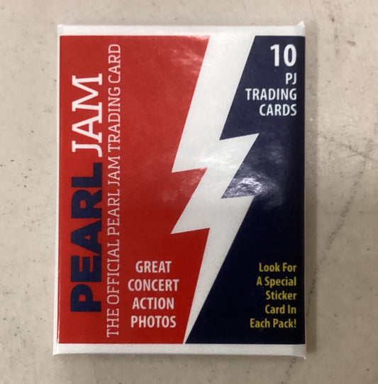 Pearl Jam Cancelled Shows (Plus Others) Stickers, Buttons, Trading Card Lot