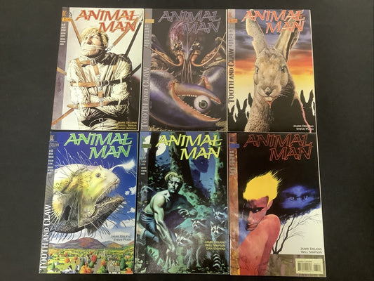 Animal Man #60-65 Comic Lot, DC Comics/Vertigo, Brian Bolland/Jamie Delano