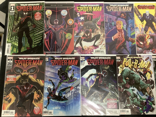 Miles Morales: Spider-Man #1-16 (Missing #7) Comic Lot, Marvel, 1st Solo Title