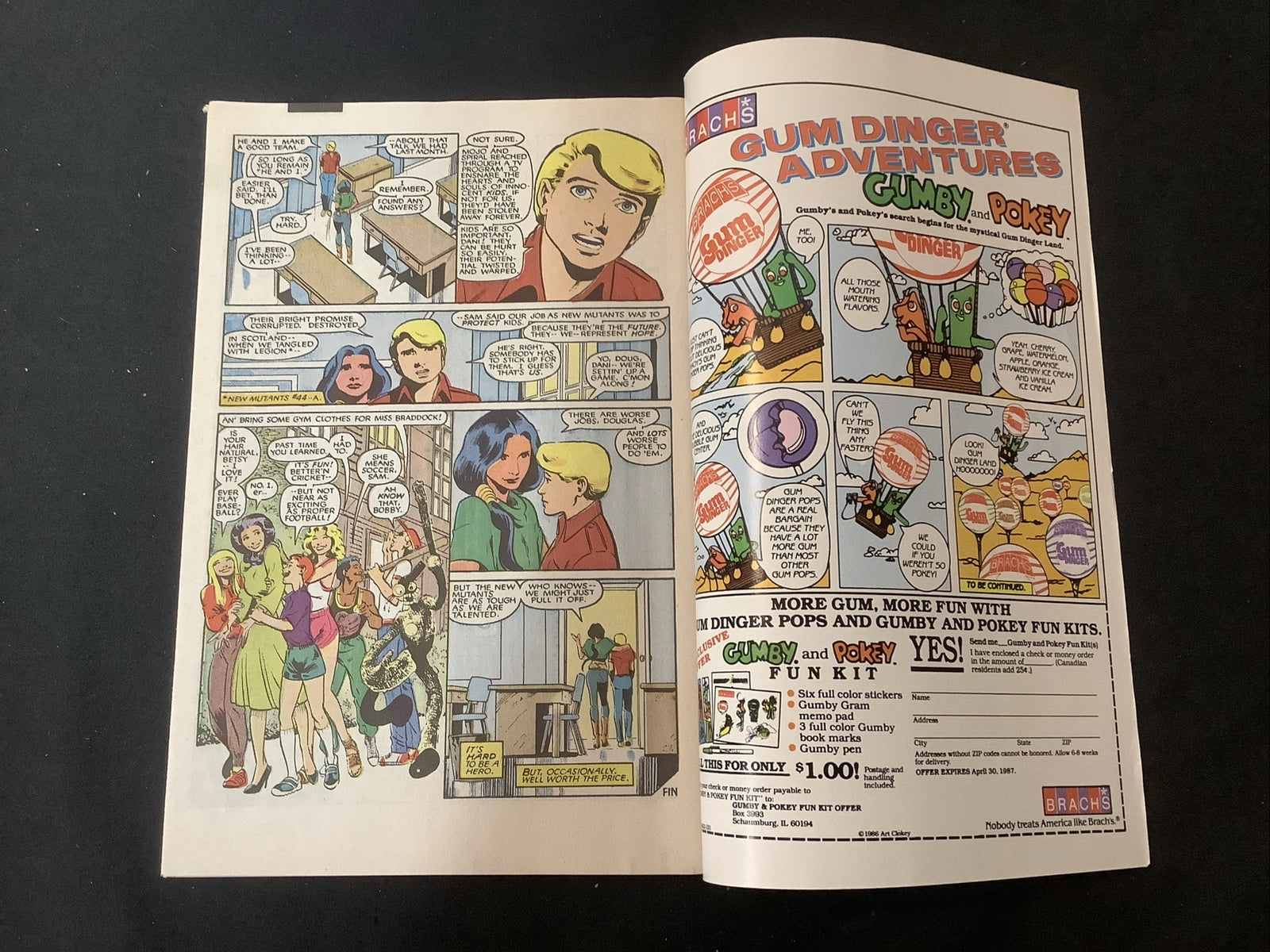 NEW MUTANTS ANNUAL #2 (1986) VF+ (8.5) 1st App Betsy As Psylocke, Newsstand