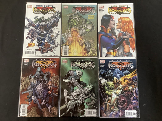 Nick Fury's Howling Commandos #1-6 Complete Comic Set, Marvel Comics, Giffen