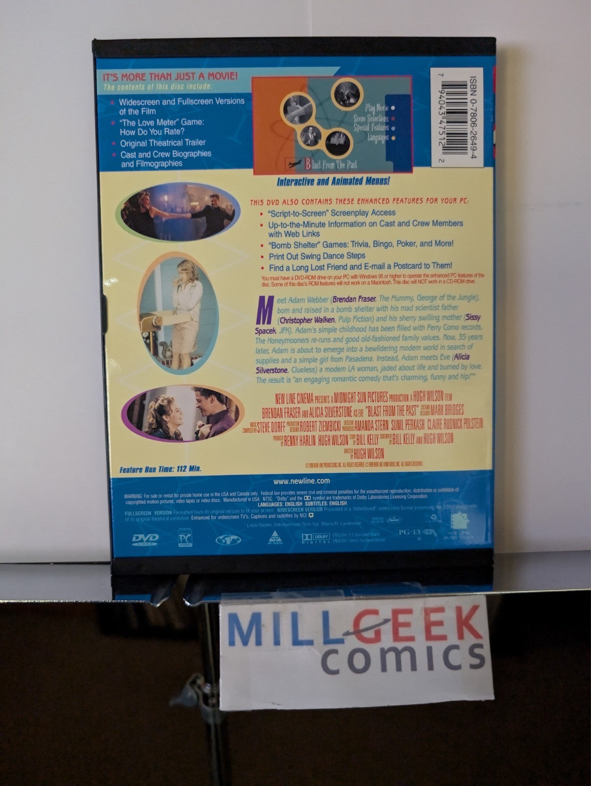 Blast from the Past & Fast Times at Ridgemont High, 2 Movie Set (DVD)Like New-JD