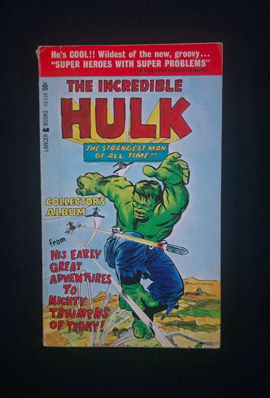 The Incredible Hulk #4 paperback Collector's Album! (Lancer Books 1966)