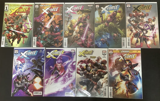 X-Force #1-9 Comic Lot, Marvel Comics, Thorne/To/Arciniega, 2024