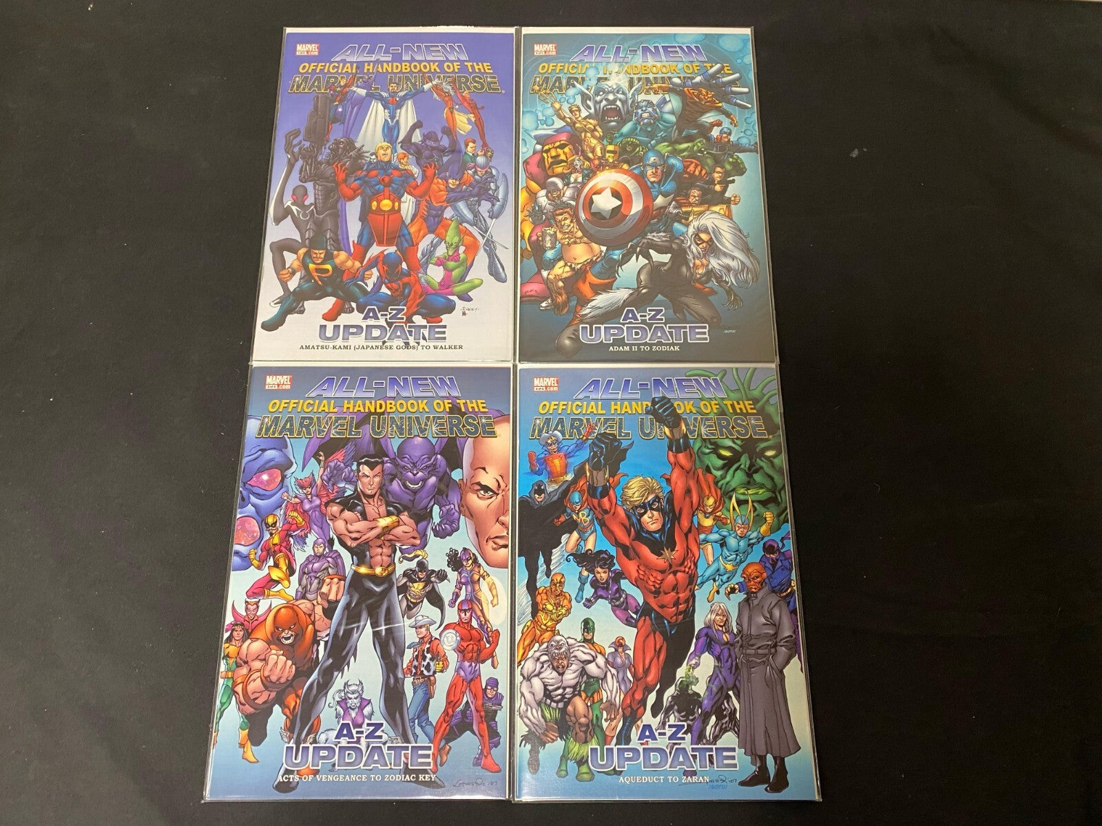 All-New Official Handbook to the Marvel Universe A-Z #1-12 + Update #1-4