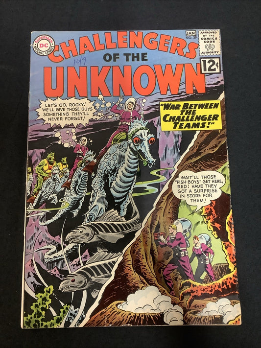 Challengers of the Unknown #29 (DC Comics December 1962-January 1963) Fine (6.0)