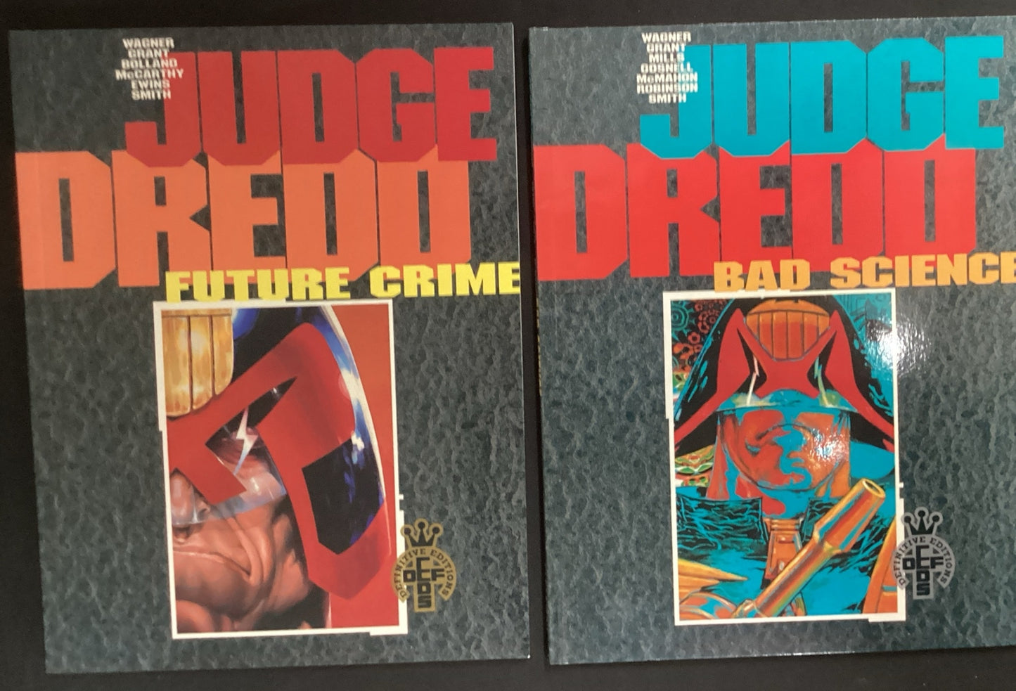 Judge Dredd: Future Crime & Judge Dredd: Bad Science (Definitive Editions) -JD