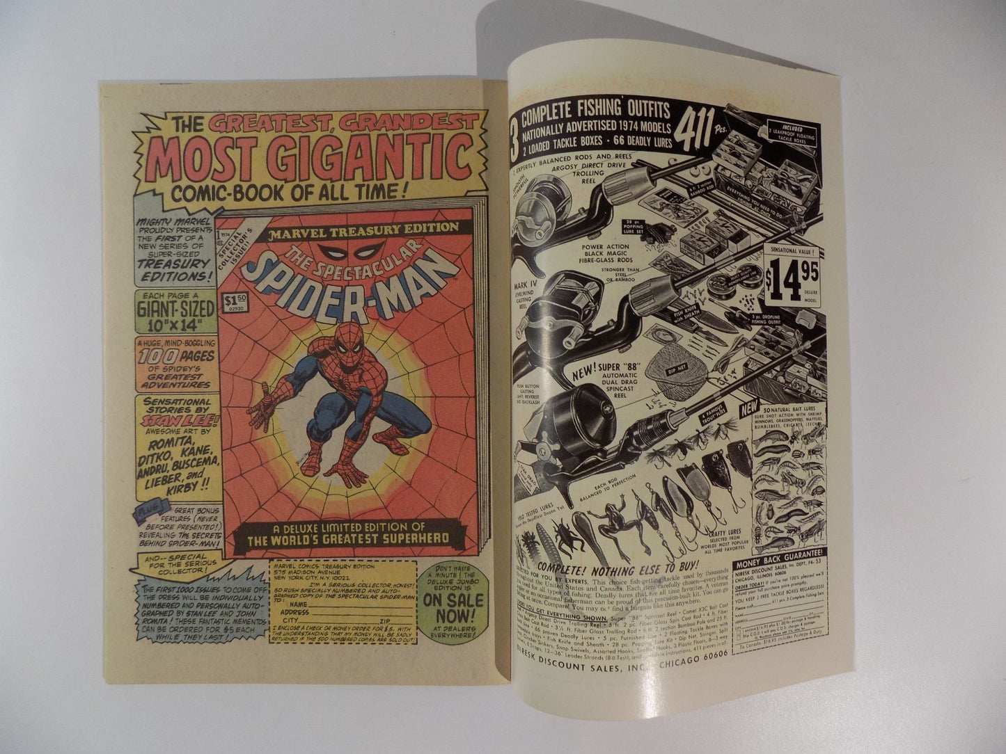 Man-Thing #10 Marvel Comic October 1974 Very Fine+