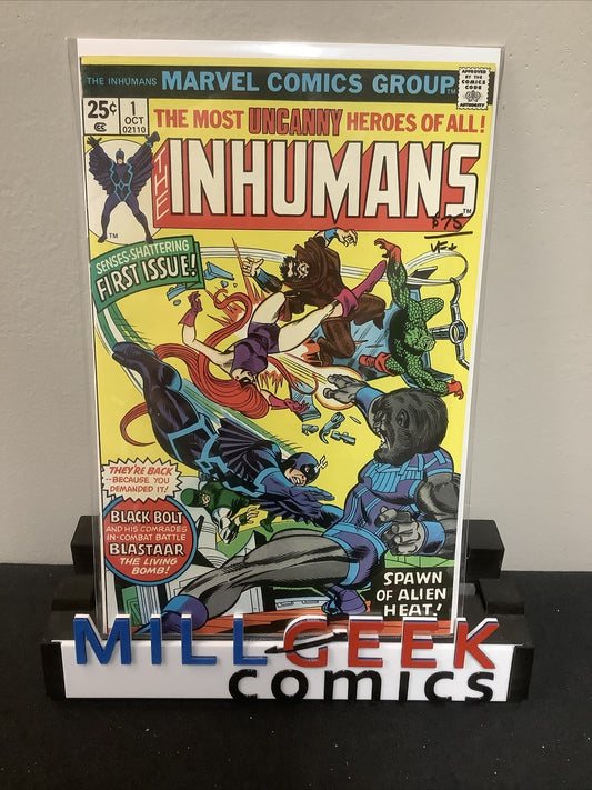 INHUMANS #1 (1975) VF+ (8.5) Doug Moench/George Perez, “Spawn Of Alien Heat”