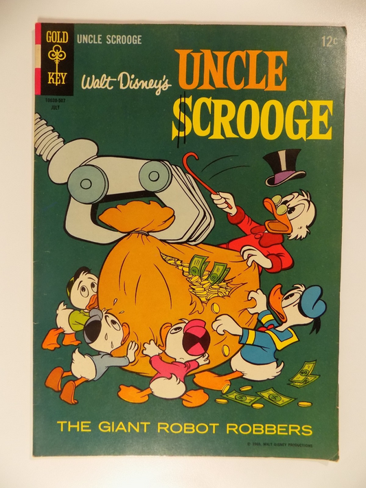 Walt Disney's Uncle Scrooge #58 Gold Key Comic July 1965 Very Fine-