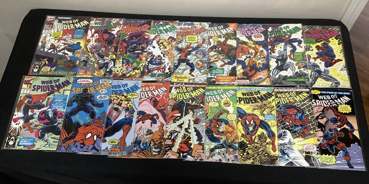 Web Of Spider-Man #72-89 Comic Lot, Marvel, 1st App Bloodshed, Demogoblin!