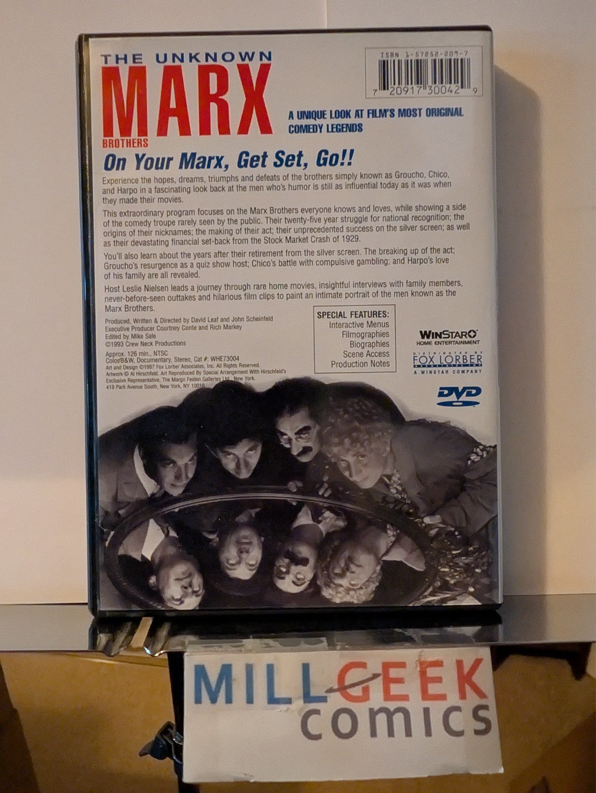 The Lenny Bruce Performance Film / The Unknown Marx Brothers (DVD) Like New -JD