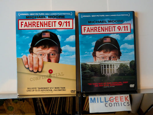 Fahrenheit 9/11 / A Beautiful Mind, 2 Movie Set (DVD) Like New -JD