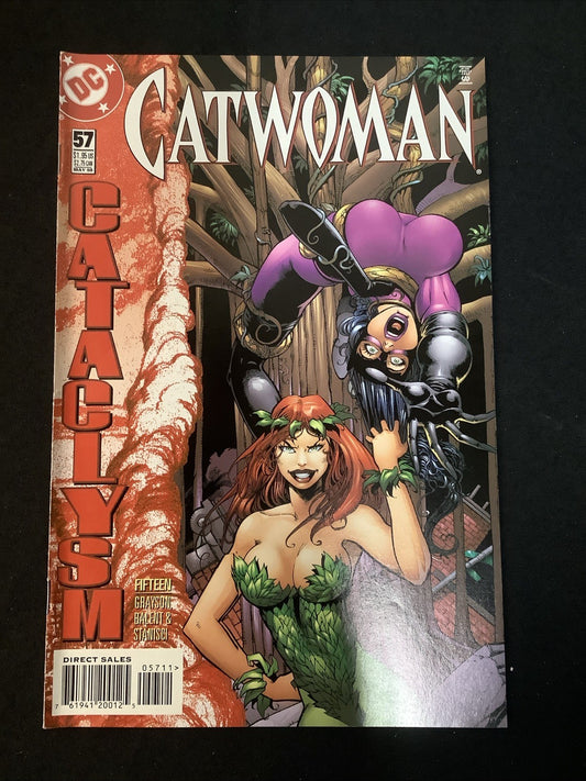 Catwoman #57-60 Comic Lot, DC, Multiple Newsstands, “Only Happy When It Rains”